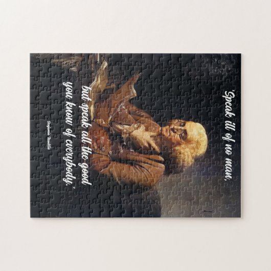 Benjamin Franklin Quote -Customize Quote Puzzle (Horizontal)