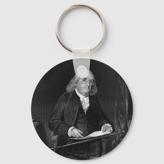 Benjamin Franklin Schlüsselanhänger (Vorderseite)