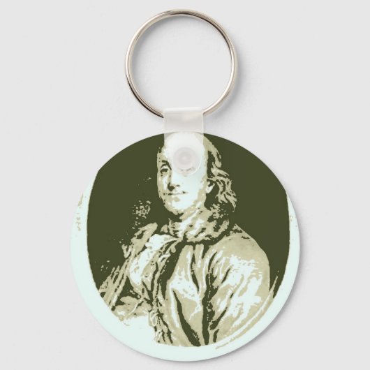 Benjamin Franklin Schlüsselanhänger (Vorderseite)
