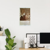 Benjamin Franklin stellt seine Opposition vor Poster (Heimbüro)