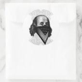 Benjamin Franklin Sticker (Tasche)