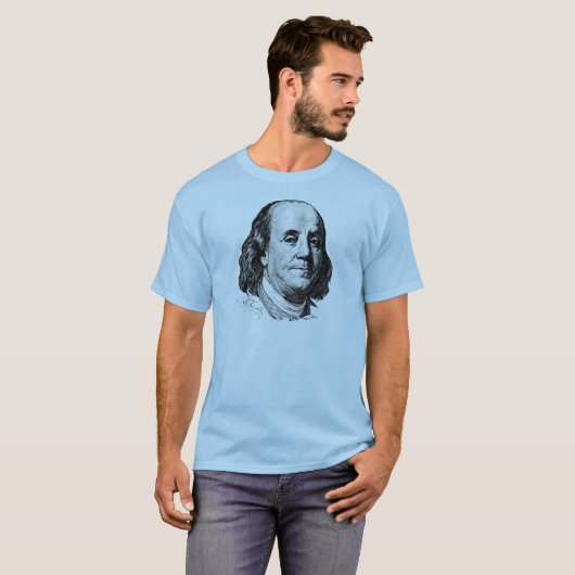 Benjamin Franklin T-Shirt (Vorne ganz)