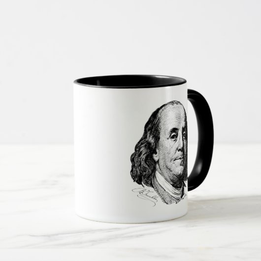 Benjamin Franklin Tasse (VorderseiteRechts)
