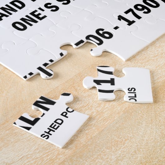 Benjamin Franklin Three Dinge Extrem Hard Puzzle (Seite)