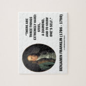 Benjamin Franklin Three Dinge Extrem Hard Puzzle (Vertikal)