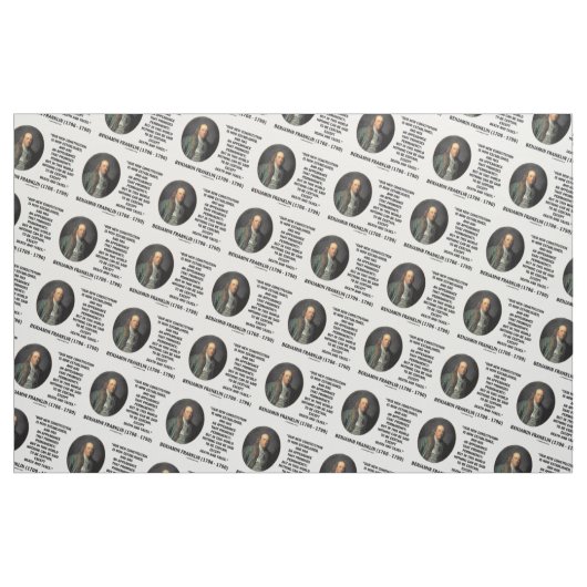 Benjamin Franklin-Todessteuer-Zitat Stoff (Fat Quarter (45,7 x 55,9 cm))