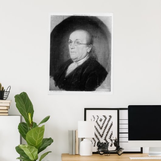 BENJAMIN FRANKLIN von Charles Willson Peale Poster (Heimbüro)