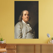 BENJAMIN FRANKLIN von Joseph Siffred Duplessis Leinwanddruck (Insitu (Wohnzimmer))