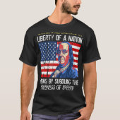 Benjamin Franklin warnt Amerika vor dem Tod der Fr T-Shirt (Vorderseite)