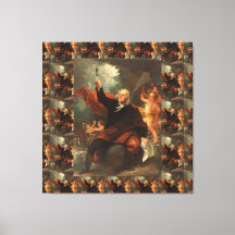 Benjamin Franklin Zeichne Elektrizität aus dem Him