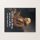 Benjamin Franklin Zitat - Benutzerdefiniertes Puzz Puzzle (Horizontal)