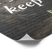 Benjamin Franklin Zitat über eine Republik Poster (Ecke)