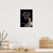 Benjamin Franklin Zitat über Narren Poster (Küche)