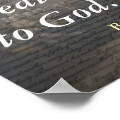 Benjamin Franklin Zitat über Rebellion Poster (Ecke)