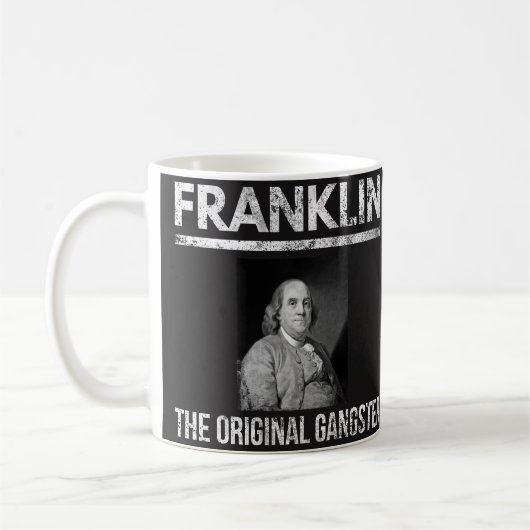 Benjamin Franklin zitiert Tasse - ursprünglichen (Links)