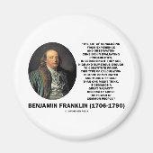 Benjamin Franklin zur Bewertung von Wahrscheinlich Magnet (Vorne)