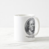 Benjamin- Franklinklempnerarbeit-Tasse Kaffeetasse (VorderseiteRechts)