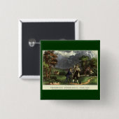 Benjamin Franklins Blitz mit dem Drachenexperiment Button (Vorne & Hinten)