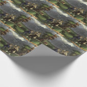 Benjamin Franklins Blitz mit dem Drachenexperiment Geschenkpapier (Ecke)