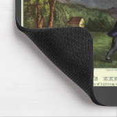 Benjamin Franklins Blitz mit dem Drachenexperiment Mousepad (Ecke)