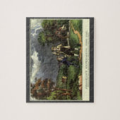 Benjamin Franklins Blitz mit dem Drachenexperiment Puzzle (Vertikal)