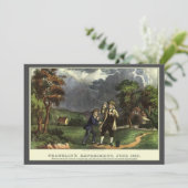 Benjamin Franklins Blitz- und Kiteverfahren (Stehend Vorderseite)