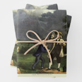 Benjamin Franklins Blitz- und Kiteverfahren Geschenkpapier Set (Beispiel)