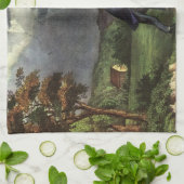 Benjamin Franklins Blitz- und Kiteverfahren Geschirrtuch (Gefaltet)