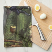 Benjamin Franklins Blitz- und Kiteverfahren Geschirrtuch (Viertel Falte)