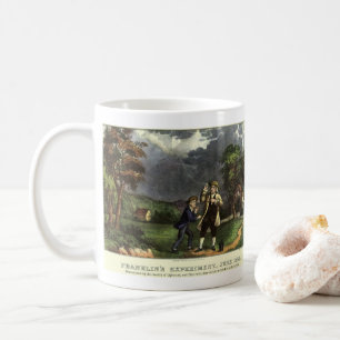 Benjamin Franklins Blitz- und Kiteverfahren Kaffeetasse