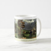 Benjamin Franklins Blitz- und Kiteverfahren Kaffeetasse (VorderseiteRechts)