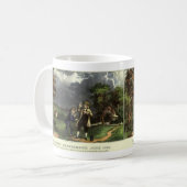 Benjamin Franklins Blitz- und Kiteverfahren Kaffeetasse (Vorderseite Links)