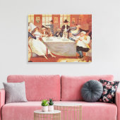 Benjamin Franklins Experimente mit Elektrizität Leinwanddruck (Insitu (Wohnzimmer))