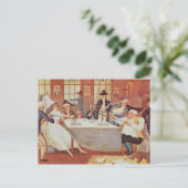 Benjamin Franklins Experimente mit Elektrizität Postkarte (Stehend Vorderseite)