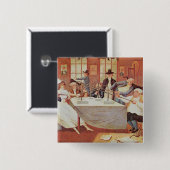 Benjamin Franklins Experimente mit Strom Button (Vorne & Hinten)