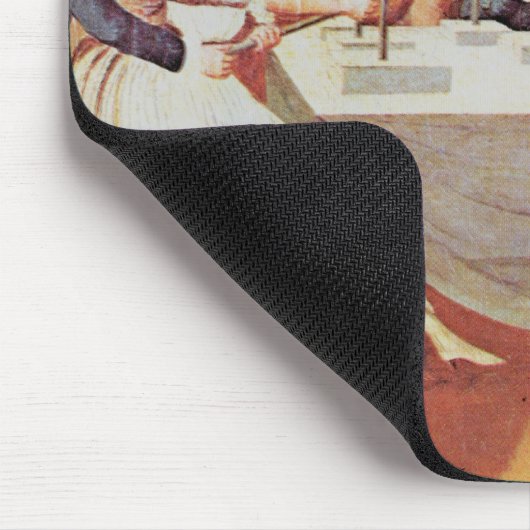 Benjamin Franklins Experimente mit Strom Mousepad (Ecke)