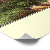 Benjamin Franklins Kite- und Blitzexperiment Poster (Ecke)