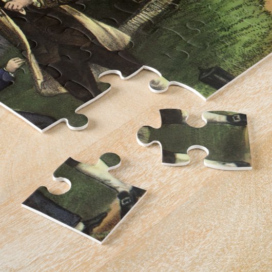 Benjamin Franklins Kite- und Blitzexperiment Puzzle (Seite)