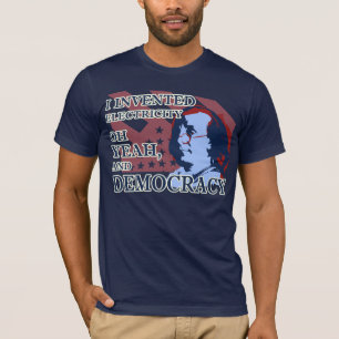 Benjamin Franklinstrom-u. -demokratie-T - Shirt