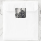 Benjamin Harrison (1833-1901), 23. Präsident Quadratischer Aufkleber (Tasche)