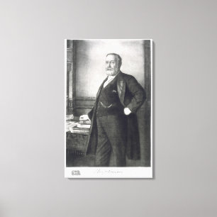 Benjamin Harrison (1833-1901), 23. Präsident von  Leinwanddruck
