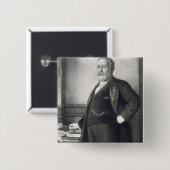 Benjamin Harrison (1833-1901), 23. Präsident von t Button (Vorne & Hinten)