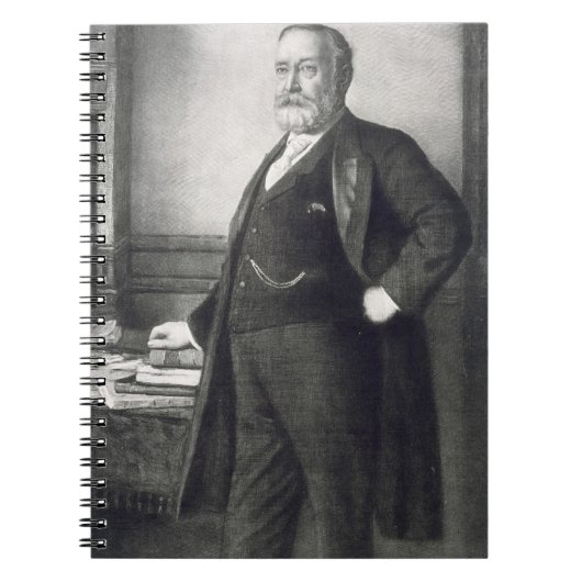 Benjamin Harrison (1833-1901), 23. Präsident von t Notizblock (Vorderseite)