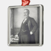 Benjamin Harrison (1833-1901), 23. Präsident von t Silbernes Ornament (Links)