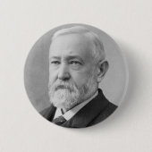 Benjamin Harrison 23 Button (Vorderseite)