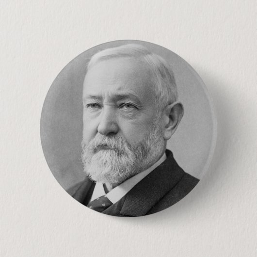 Benjamin Harrison 23 Button (Vorderseite)