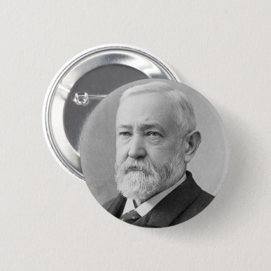 Benjamin Harrison 23 Button (Vorne & Hinten)