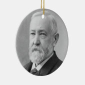 Benjamin Harrison 23. Präsident Keramik Ornament (Rechts)
