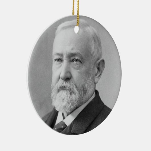 Benjamin Harrison 23. Präsident Keramik Ornament (Rechts)