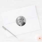 Benjamin Harrison 23 Runder Aufkleber (Umschlag)